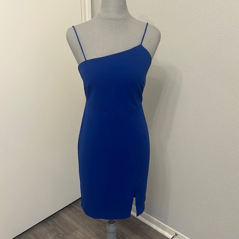 ANRABESS• Royal Blue Spaghetti Strap Dress